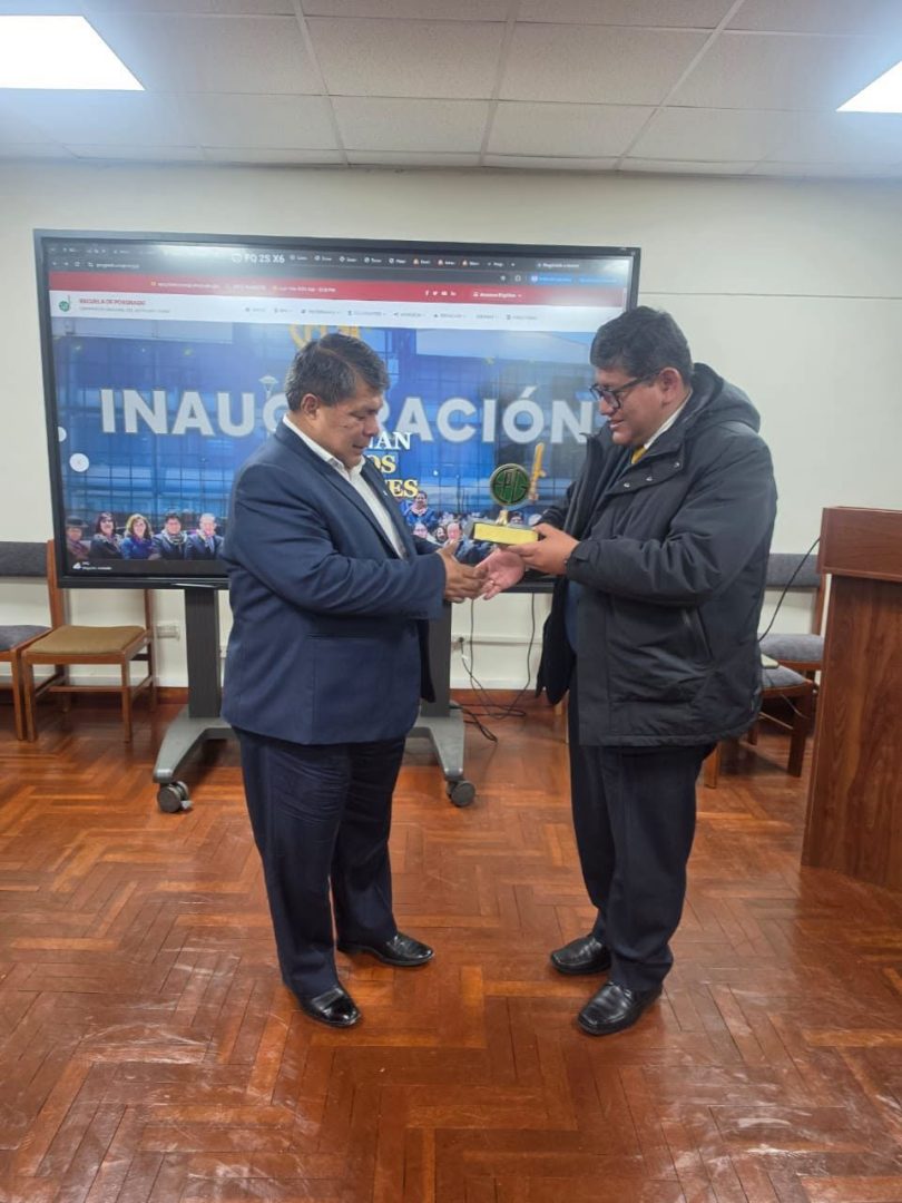 Cooperacion de Escuela de Posgrado de la UNA Puno fortalece vínculos de cooperación con la Universidad Nacional de Moqueguaón institucional