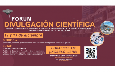 DIVULGACION CIENTIFICA - FORUM - pay - new